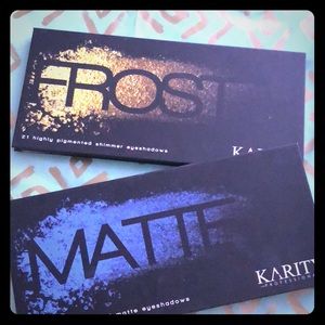 Set of Karity Eyeshadow Palettes (Matte and Frost)